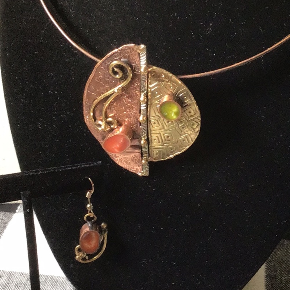 Necklace Earrings Vintage ❤️❤️ - Picture 2 of 6